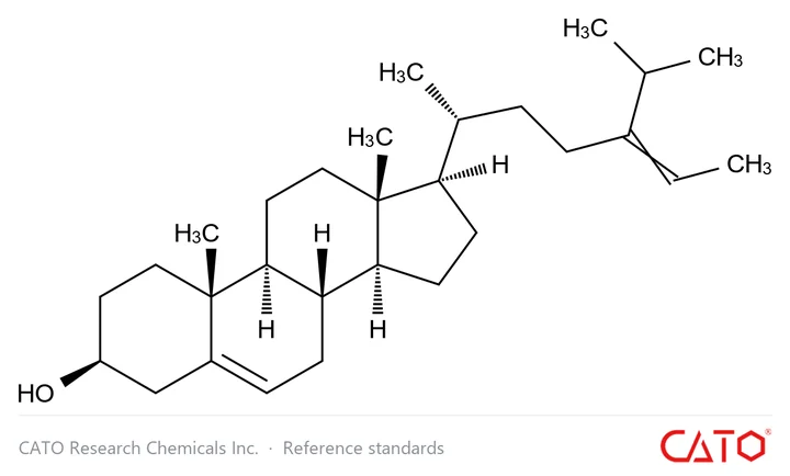 Chemical structure of Δ5-Avenasterol (E/Z mixture)