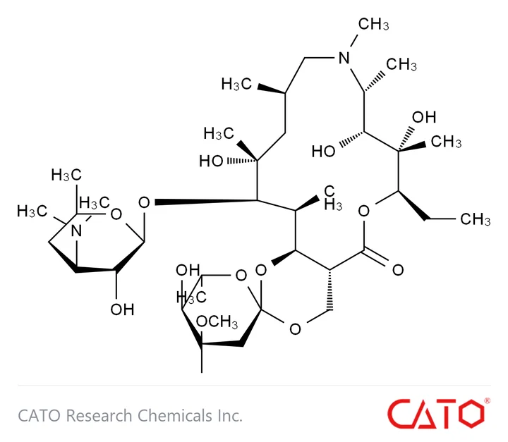Chemical structure of Azithromycin EP Impurity K