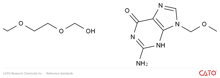 Chemical structure of Acyclovir EP Impurity Q