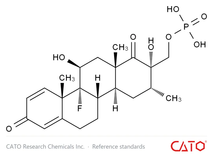 Chemical structure of Dexamethasone Sodium Phosphate EP Impurity F