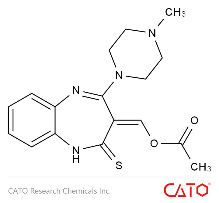 Chemical structure of Olanzapine Impurity 8