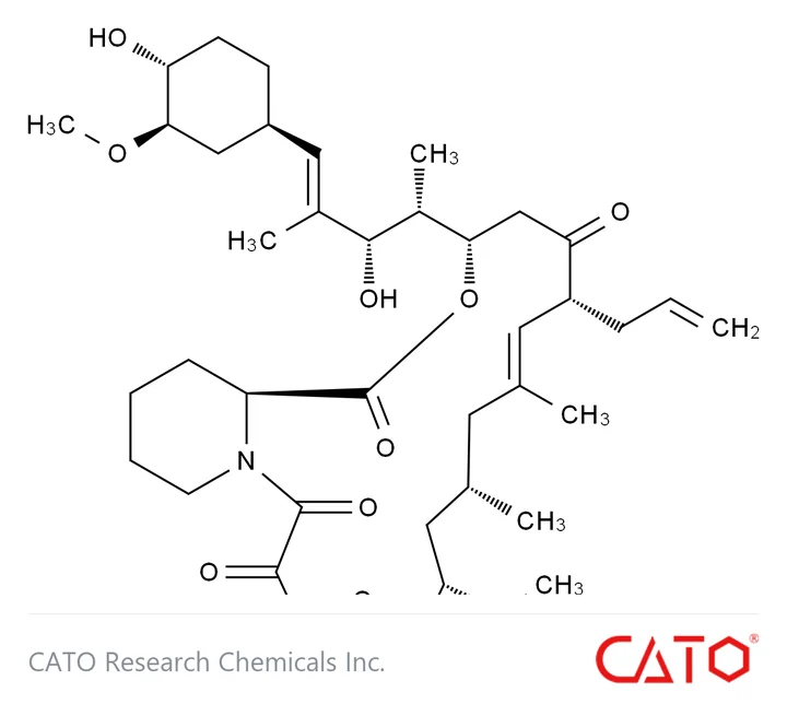 Chemical structure of Tacrolimus Lactone Isomer (Iso-FK-506), CAS 134590-88-8