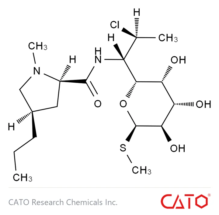 Chemical structure of Clindamycin Isomer Impurity(Clindamycin EP Impurity F)