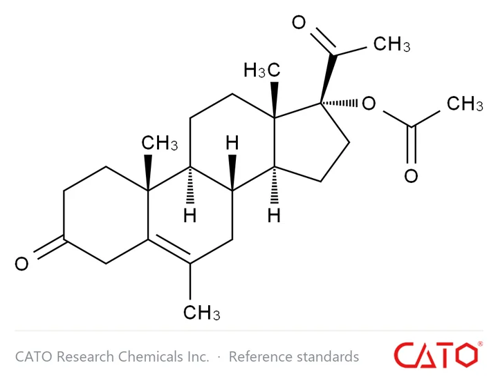Chemical structure of Megestrol Acetate EP Impurity J, CAS 14994-27-5