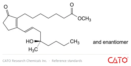 Chemical structure of Misoprostol EP Impurity D (Mixture of Enantiomers)