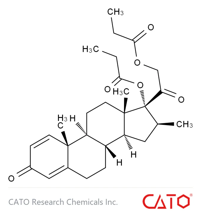Chemical structure of Beclometasone Dipropionate Monohydrate EP Impurity Q