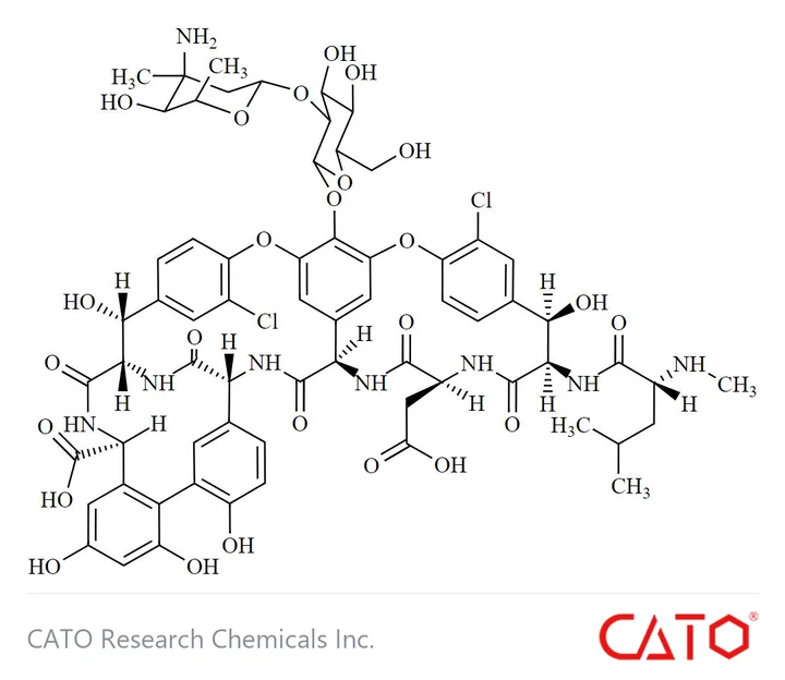 Chemical structure of Vancomycin EP Impurity L