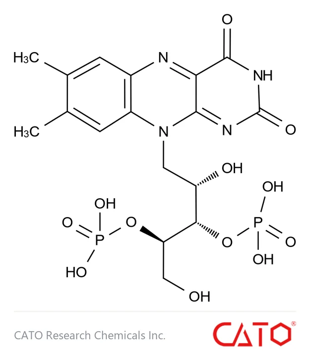 Chemical structure of Riboflavin 3＇,4＇-Diphosphate