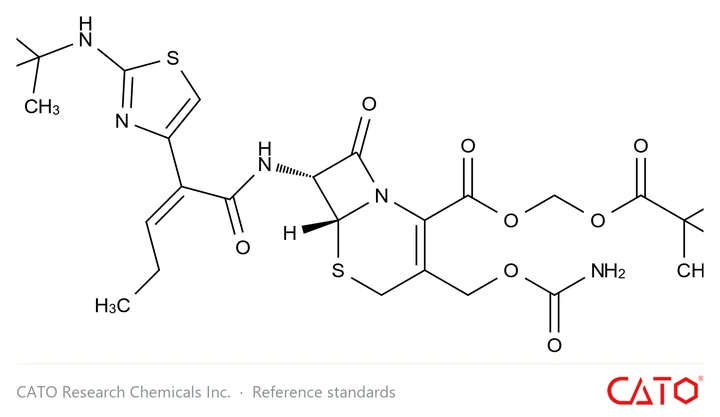 Chemical structure of Cefcapene Impurity 24
