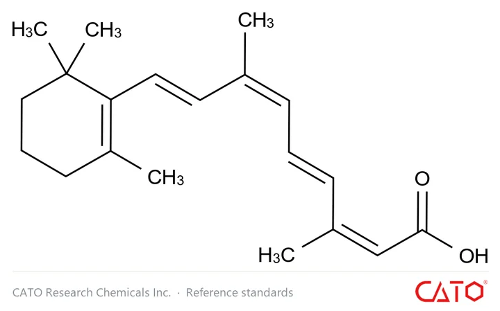 Chemical structure of Tretinoin EP Impurity B (9,13-di-cis-Retinoic Acid)