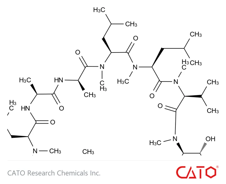 Chemical structure of Ciclosporin EP Impurity F