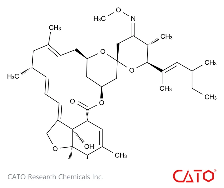 Chemical structure of Moxidectin EP Impurity F