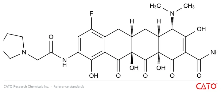 Chemical structure of Eravacycline Impurity 2(TP-2905）