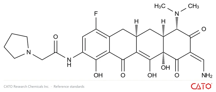 Chemical structure of Eravacycline Impurity 5(TP-6773）