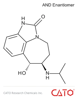 Chemical structure of Zilpaterol（Enantiomer）