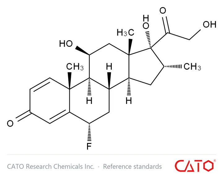 Chemical structure of Paramethasone