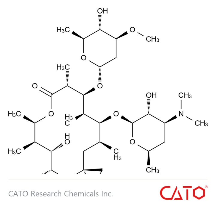 Chemical structure of Oleandomycin, CAS 3922-90-5