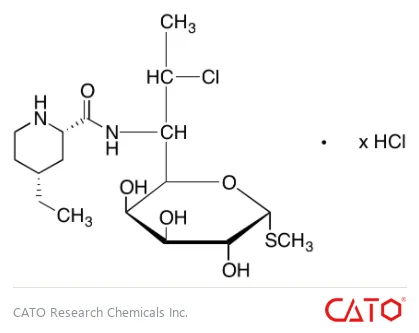 Chemical structure of Pirlimycin Hydrochloride, CAS 78822-40-9
