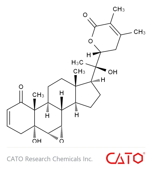 Chemical structure of Withanolide A