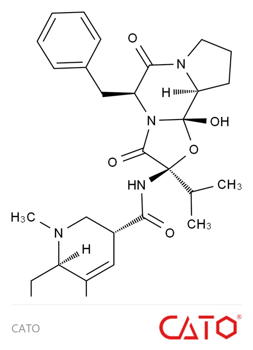 Chemical structure of Ergocristine, CAS 511-08-0