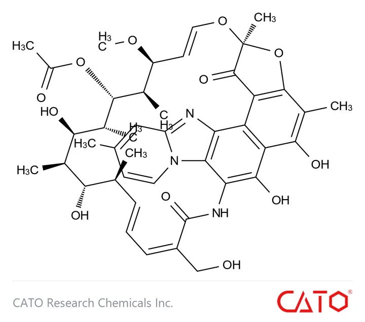 Chemical structure of Rifaximin EP Impurity H, CAS 1210022-90-4
